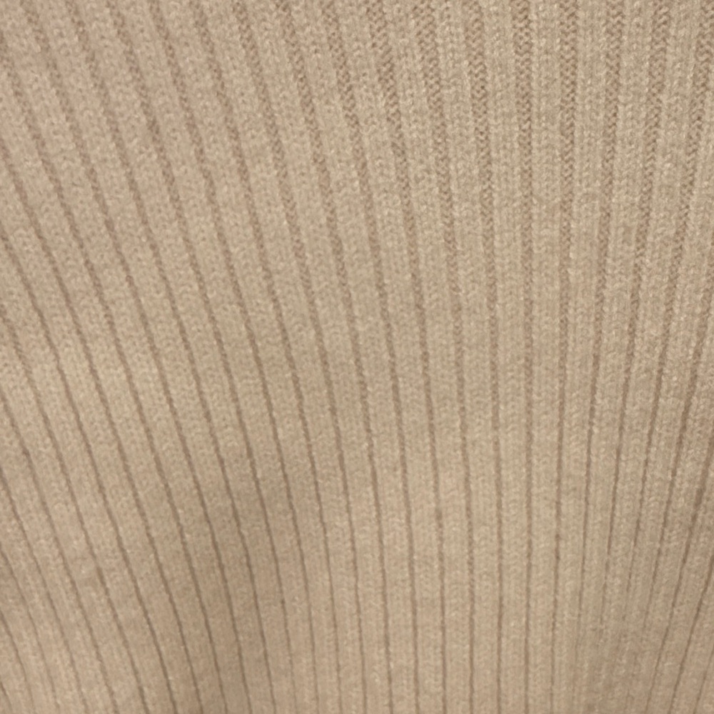Cream Ribbed Knit Sweater - Picture 3 of 3